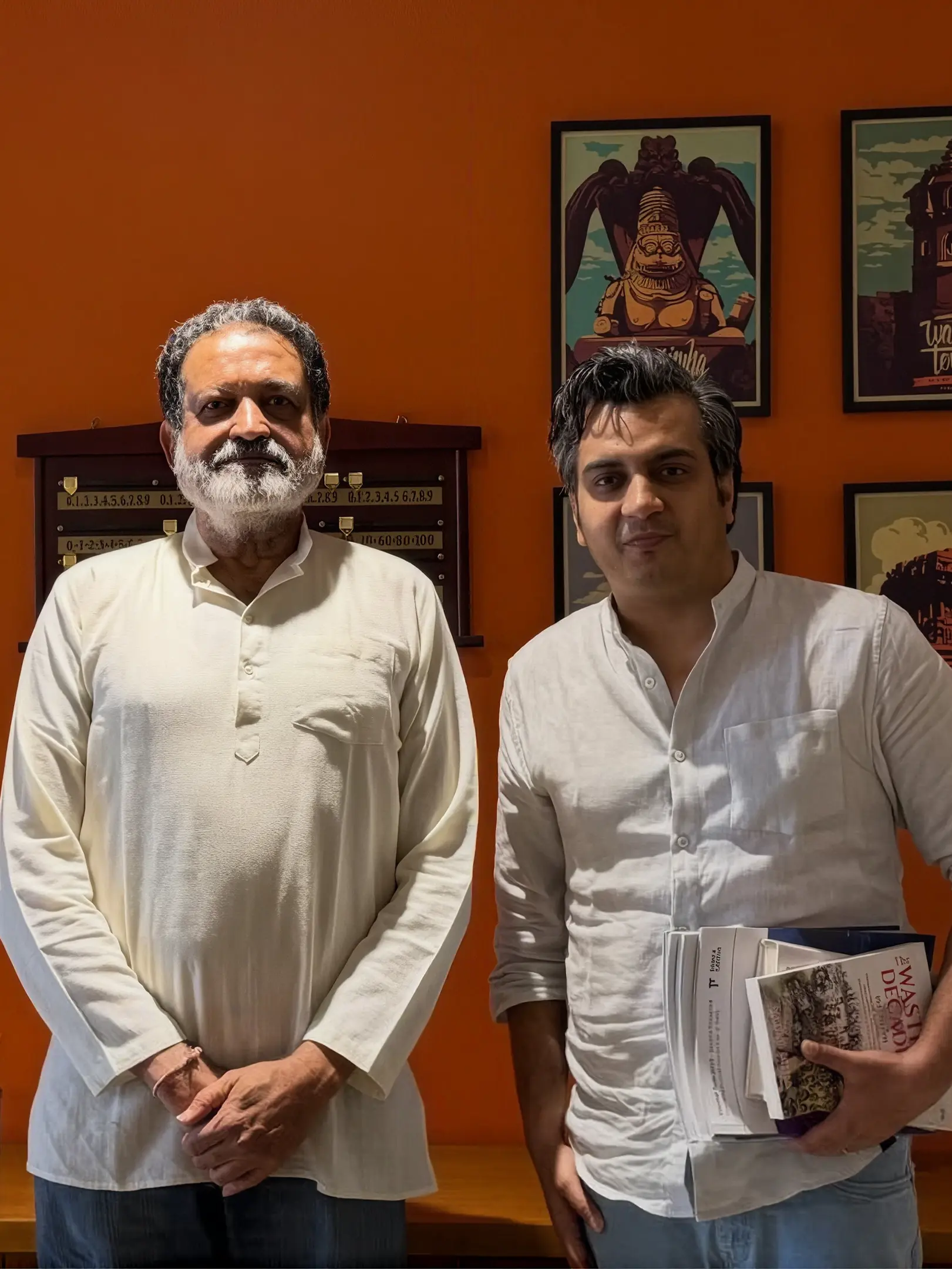 With Chairman of Aarin Capital and former CFO of Infosys, Mohandas Pai in Mar '26