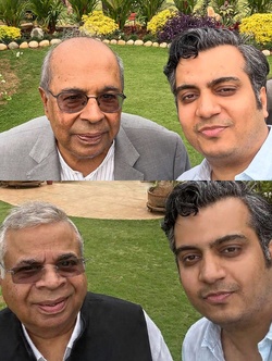 With Chairmen of Hinduja Group, Prakash Hinduja & Ashok Hinduja in Feb '26